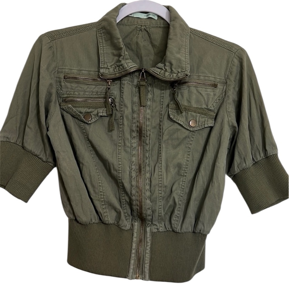 Maurice’s Ladies Women’s Army Green Zip Up Jacket Size M